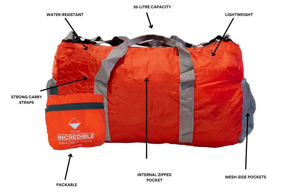 Everything you need to need to know about our pack-away travel bags